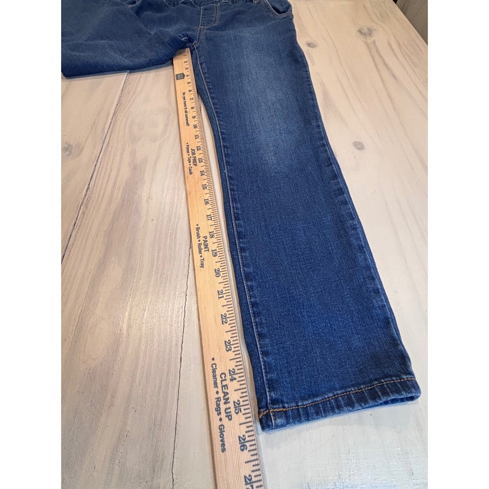 Free People Slim Fit Denim Overalls Medium Wash Blue W28 OB454150 - Picture 10 of 13